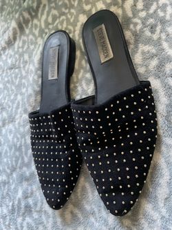 Steve Madden Black Flats 