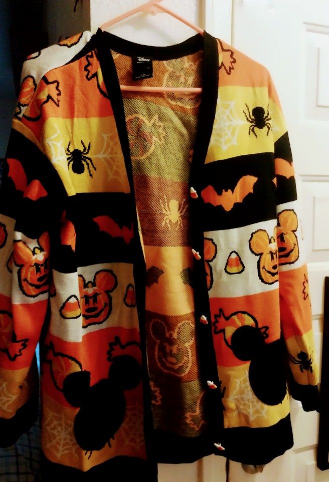 Ladies Disney's Mickey Large Cardigan Burton Sweater