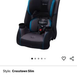 Safety 1st Crosstown Slim All-in-One Convertible Car Seat, Deep Sea