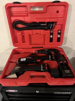 Craftsman Versa PAK Drill, Sander,SawsAll , Flashlight & Circular Saw Combo Pack