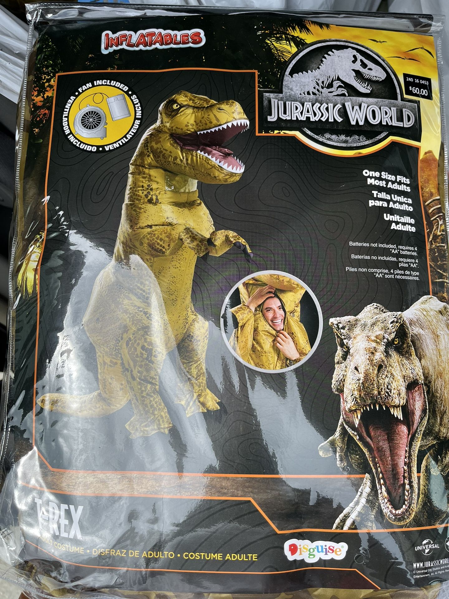 Jurassic Park TRex Inflatable Costumes