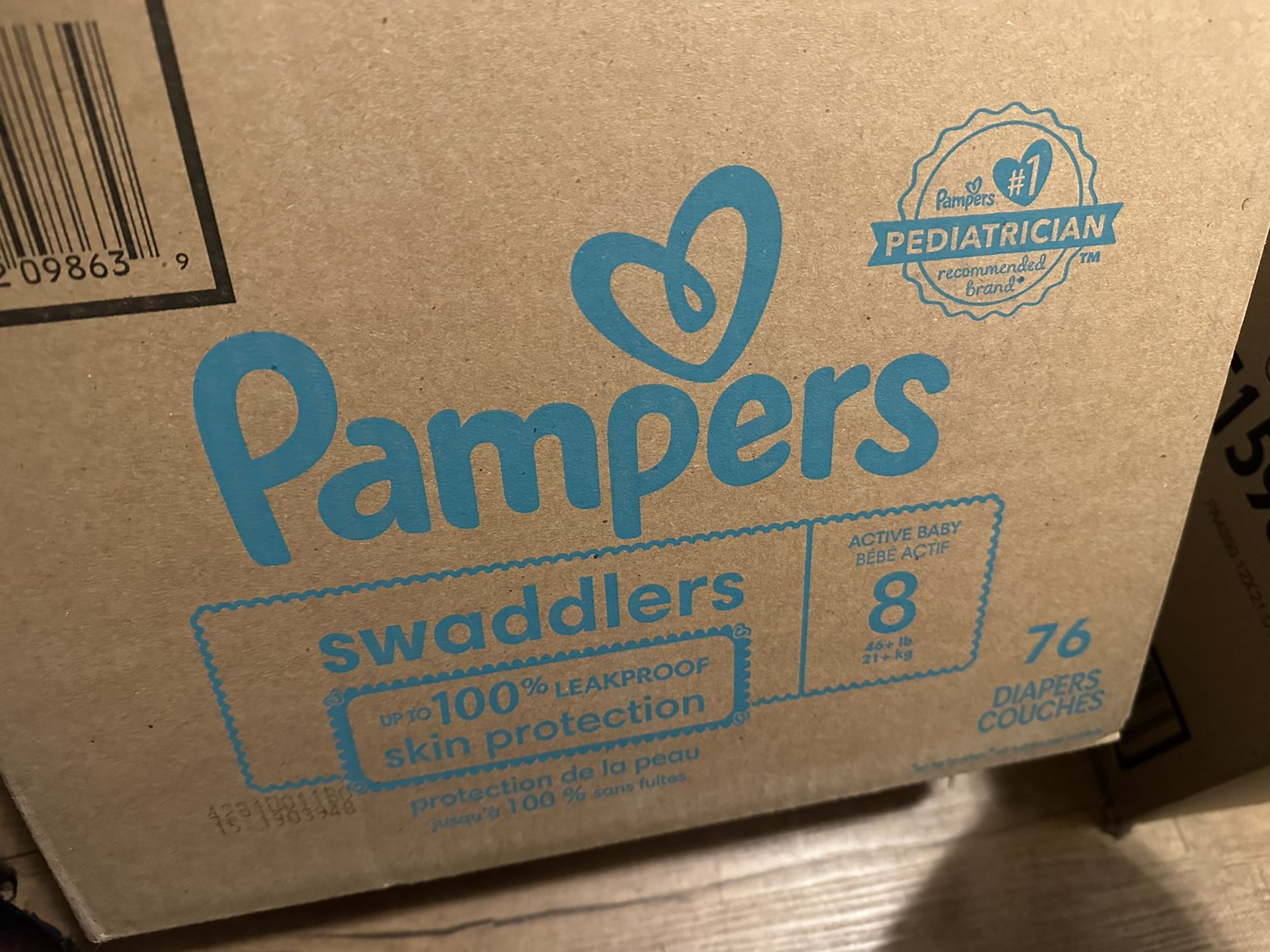 Pampers Swaddlers Size 8 76count
