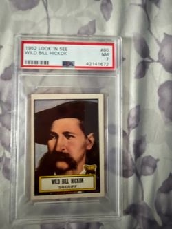 1952 Bowman Look 'N See Wild Bill Hickok Base