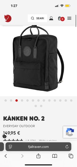 Black Kanken Bag like New