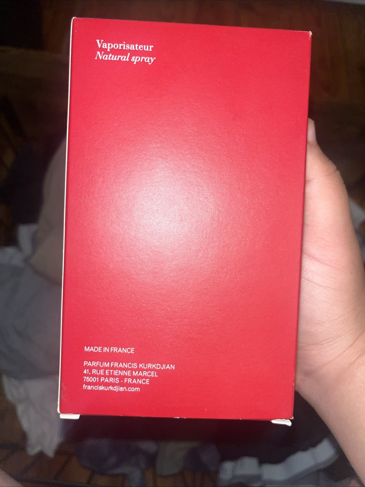 Baccarat 540, Color Red, Size Is 2.40oz
