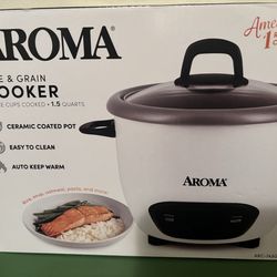 Aroma Rice & Grain Cooker (6 cups)