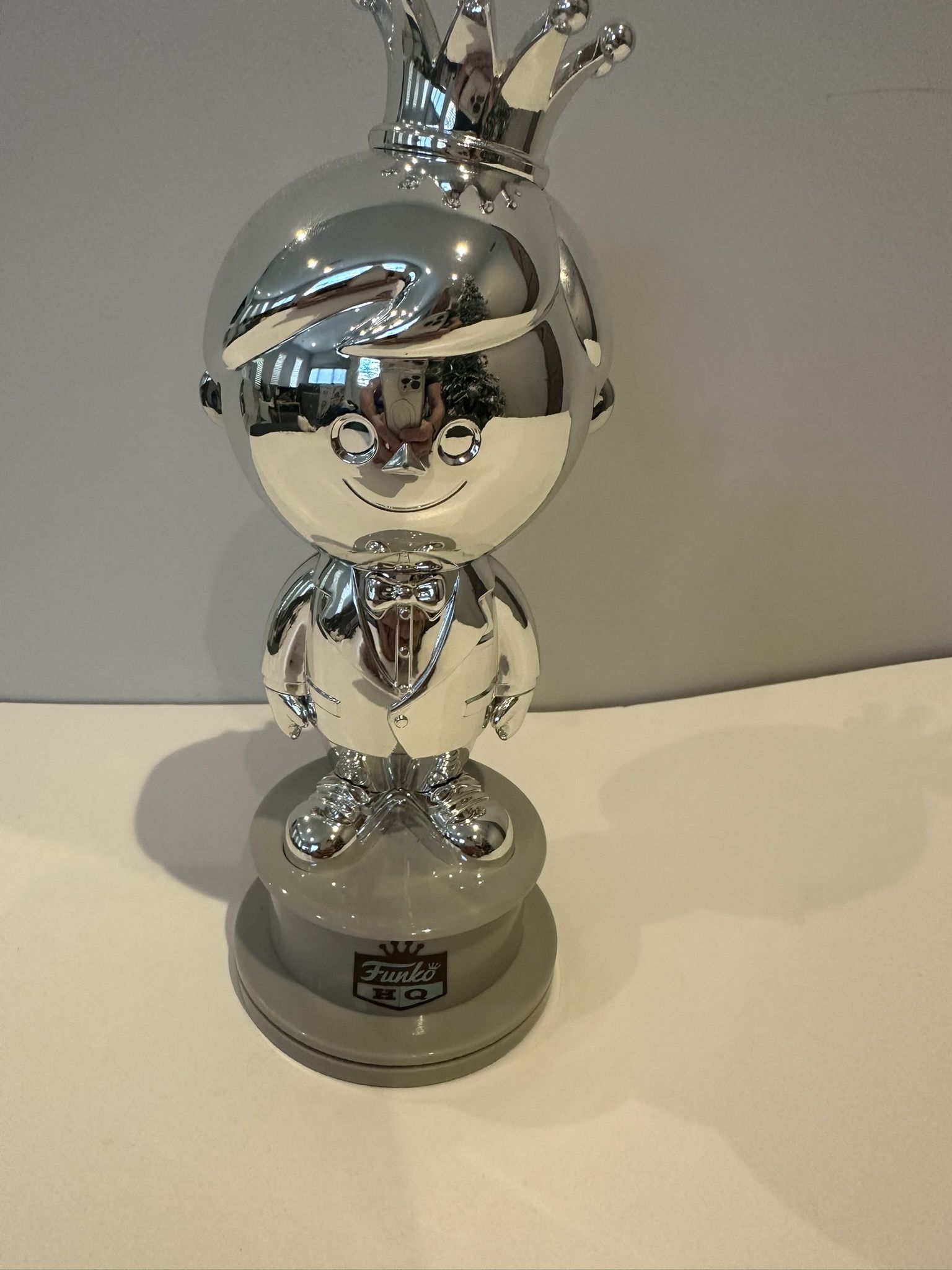 Funko Silver Trophy Statue, Flagship Opening Night Autographed