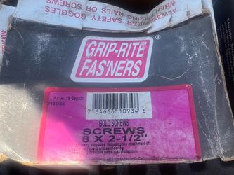 Grip Rite Screws 8x2 1/2