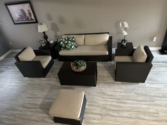 Patio Furniture 7 Pieces Set