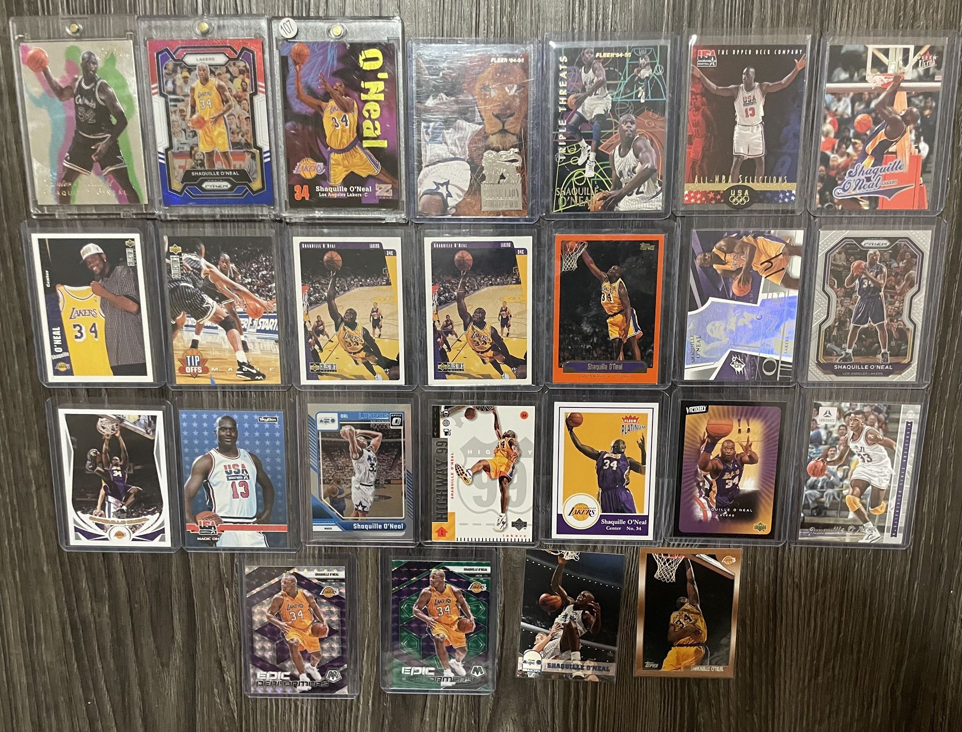 25 Shaquille O’Neal NBA Card Loy