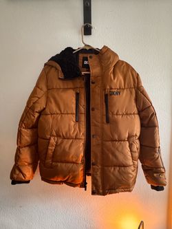 DKNY Kids Puffer Jacket with Hood