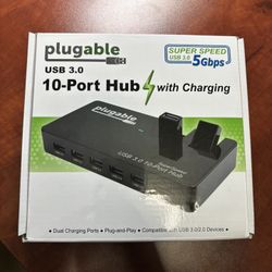 10 Port USB Hub - Plugable 