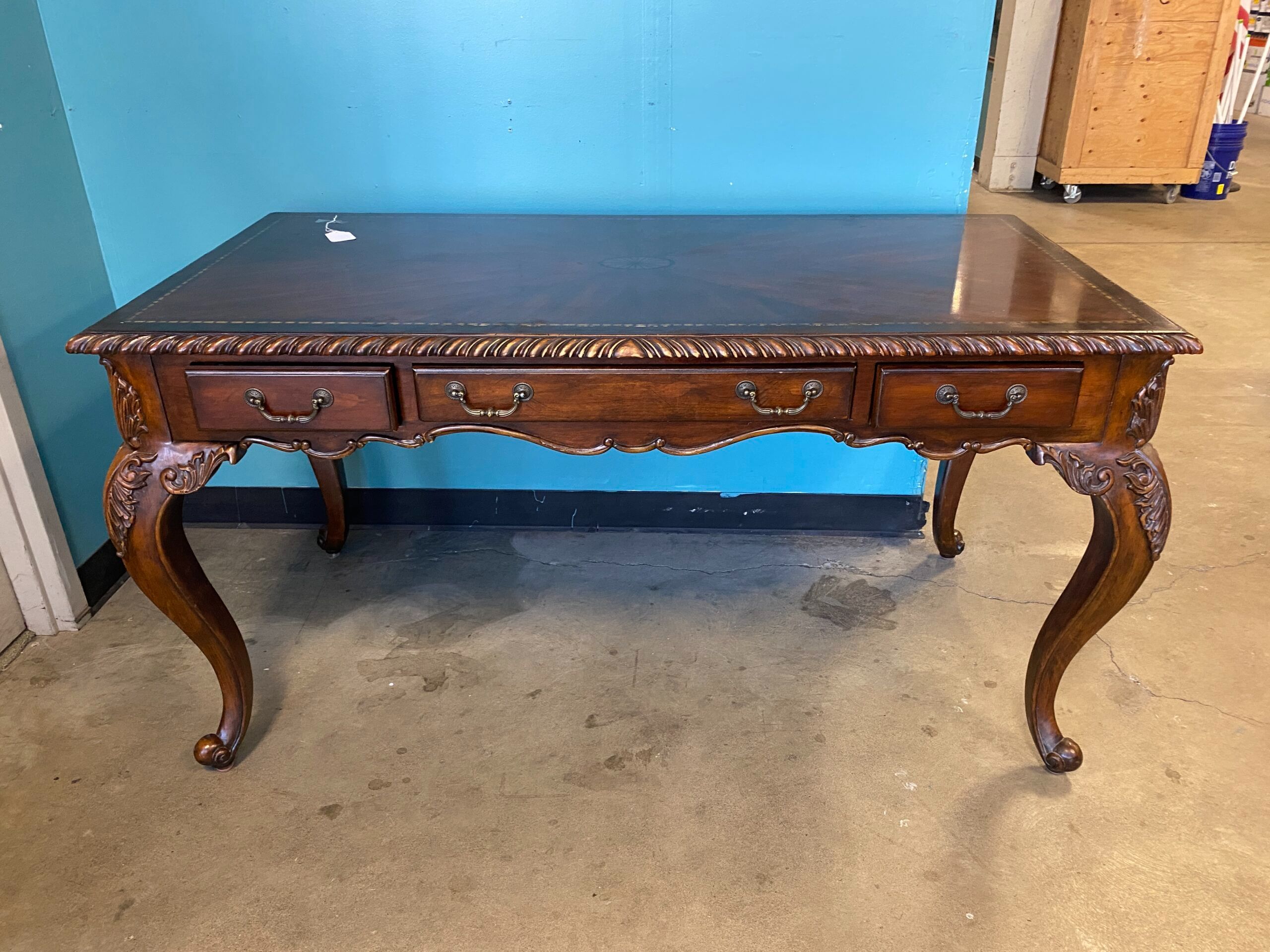Vintage French Provincial Style Desk with Drawers