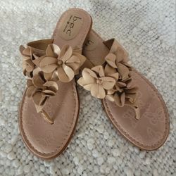 Boc Tan Floral Sandals