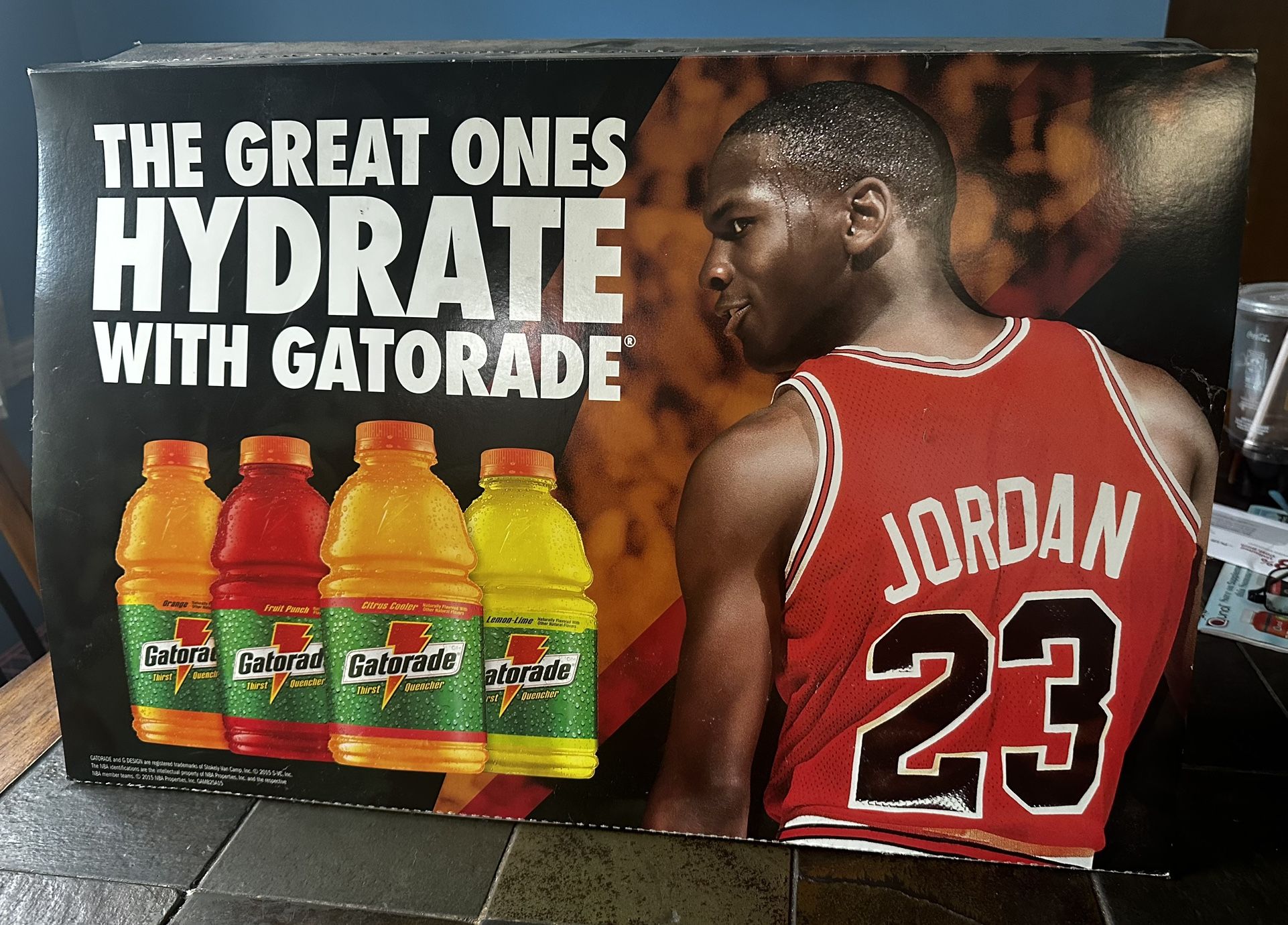 Michael Jordan Vintage Gatorade Promotional Standee