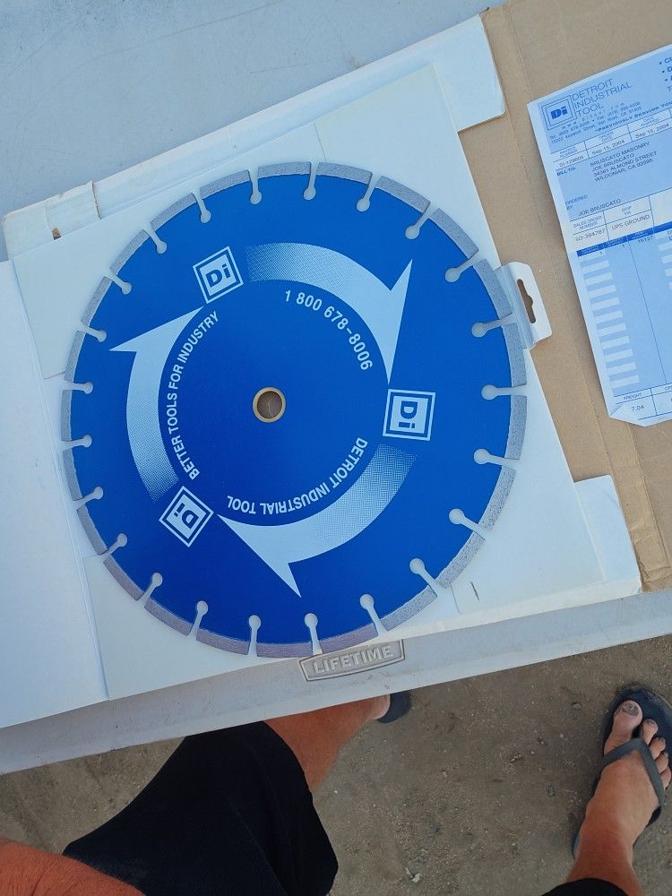 Detroit Industrial Saw Blade Concrete