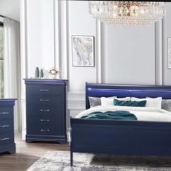 Complete Bedroom Set Available For Fast Delivery 