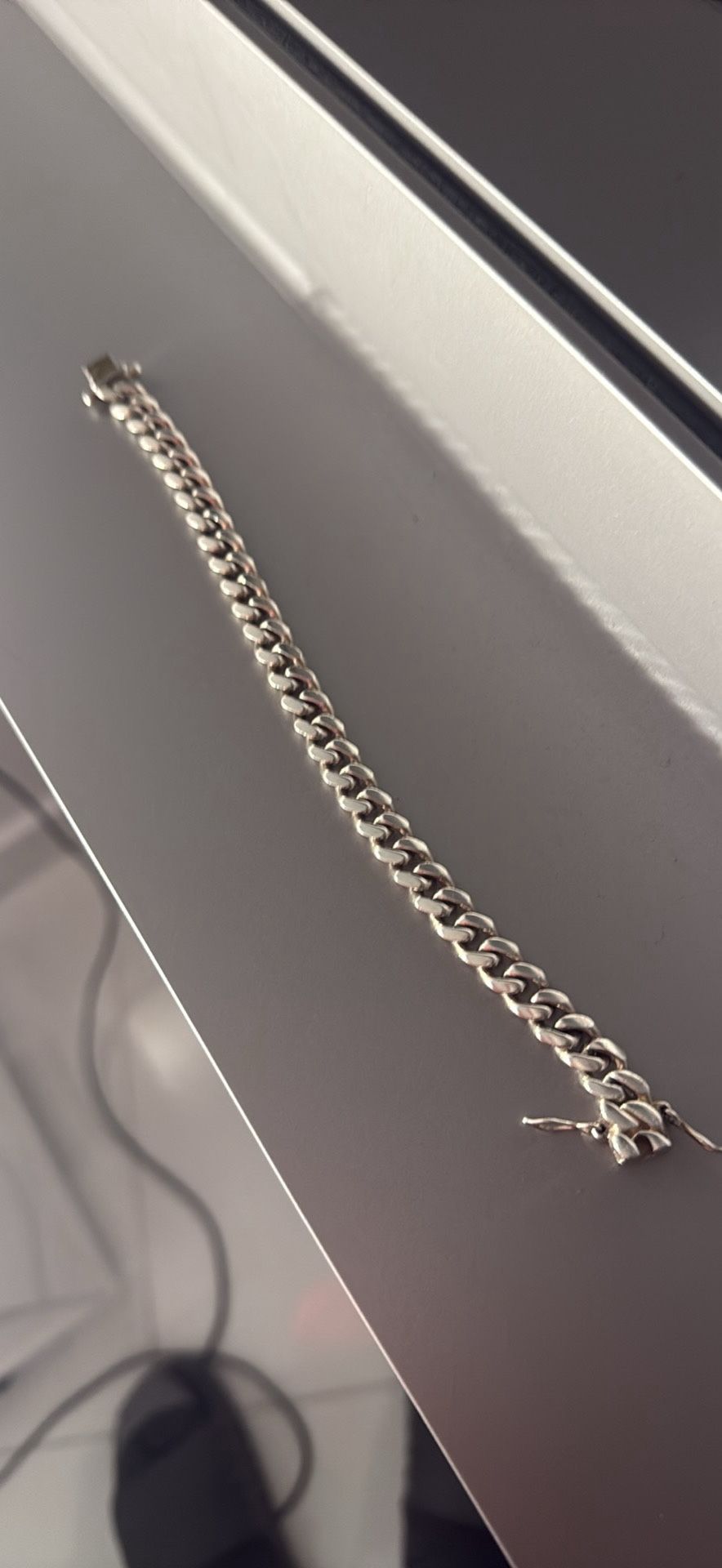 Silver 925 Miami Cuban Bracelet