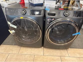 Ge front load washer and gas dryer