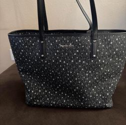 Michael Kors Black And White Star Tote