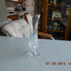Longchamp 24% Leaded Crystal Single Flower Vase