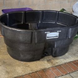150 Gallon Black Tub, Horse Through, Live Stock 