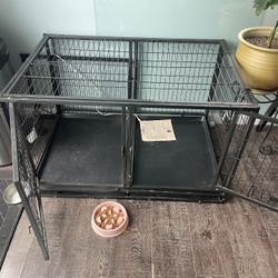 Dog Kennel Length X Width X Height: 43”X37”x 26”