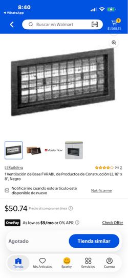 1 FVRABL base vent from LL construction products 16"x8" black