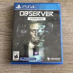 Observer PS4