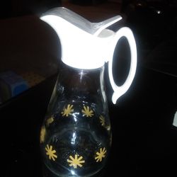 Vintage Log Cabin Syrup Dispenser