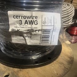 Electrical wire gauge #3 500ft  