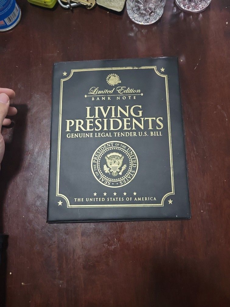 Living Presidents Legal Tender U.S. Bill