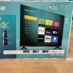 58” Hisense Smart 4K Led Uhd Tv