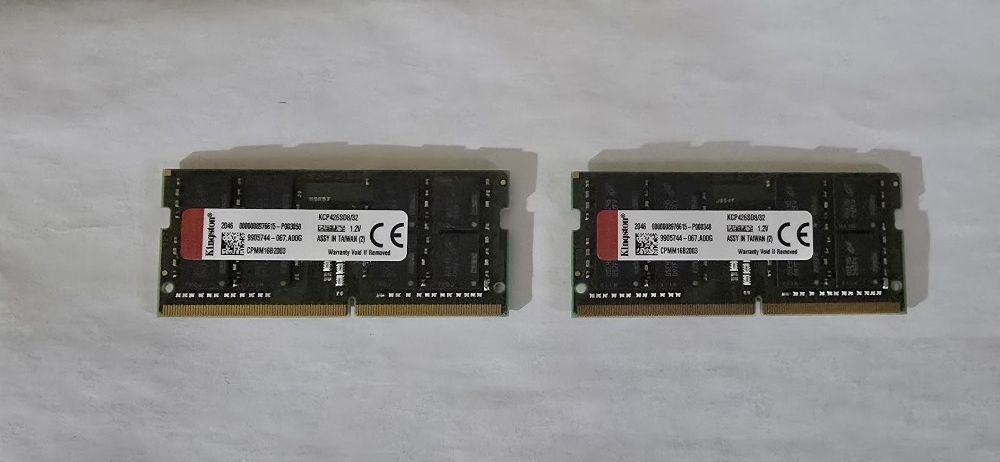 Kingston KCP426SD8/32 (X2) 64GB SO-DIMM DDR4-2666 Memory Ram Kit