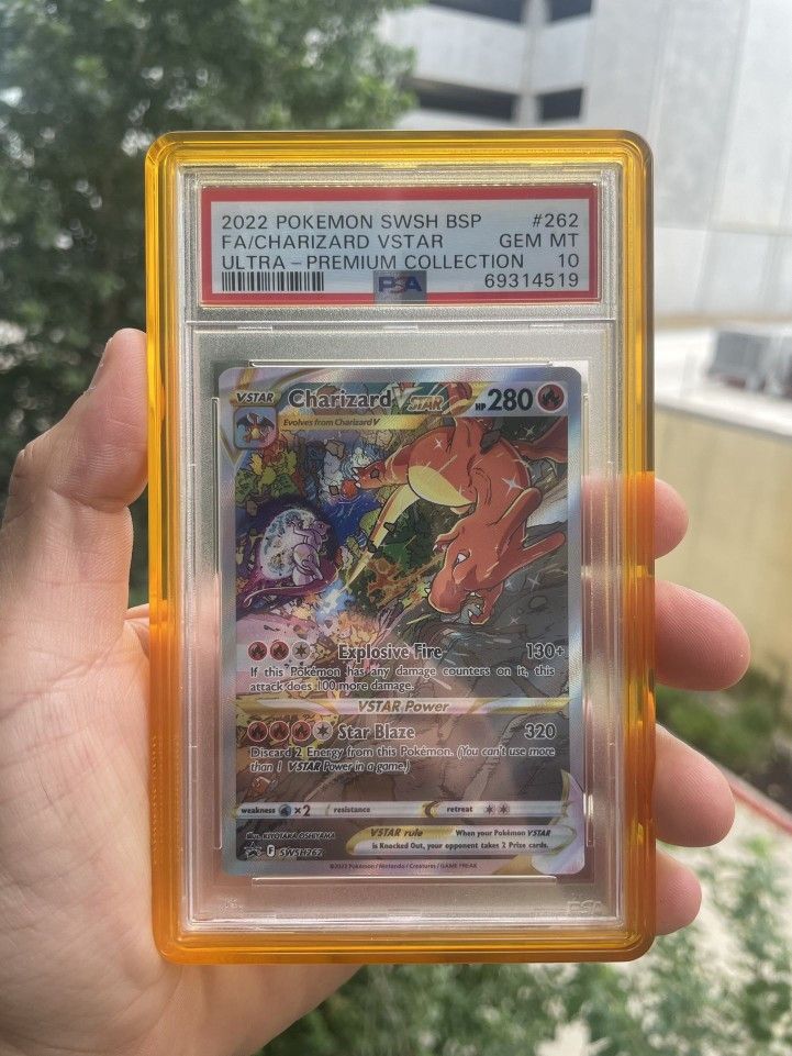 Charizard Vstar psa 10 Black Star Promo