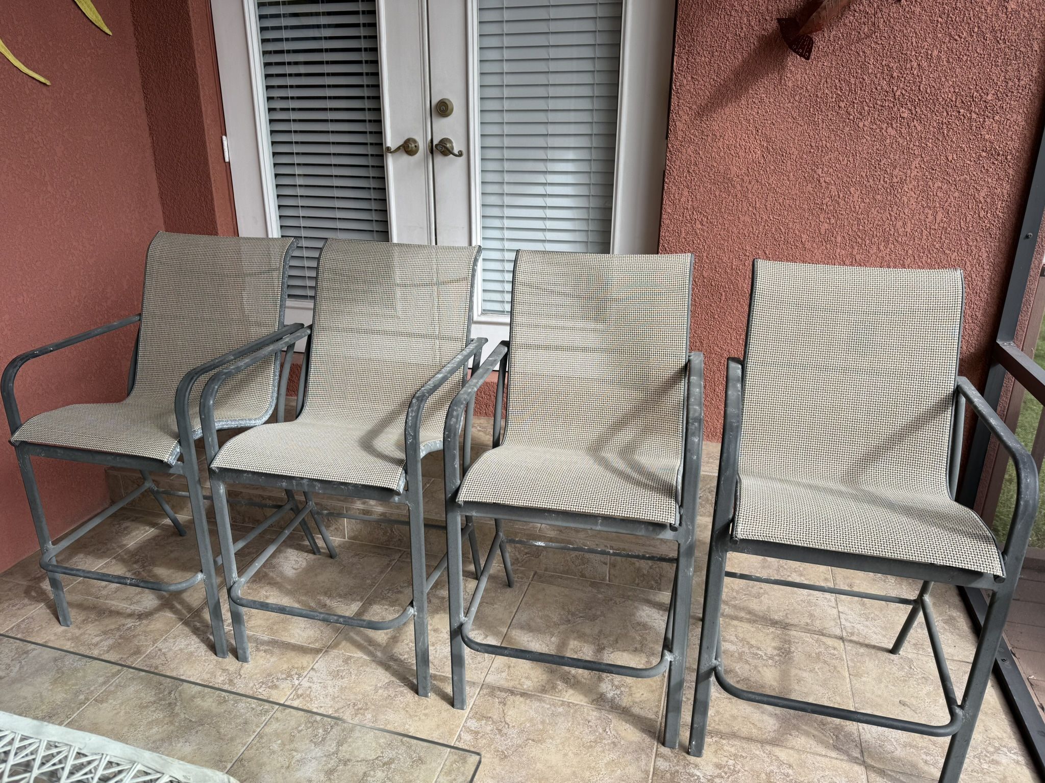 Patio Barstools-set Of 4