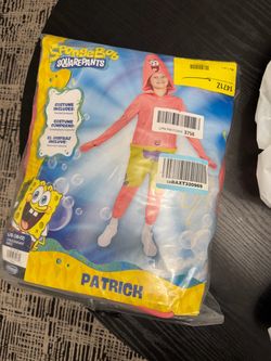 Patrick costume for kids size Large 10/12