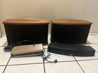 Vintage Bose 901 Speakers Series V, Equalizer, Center Channel
