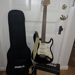 Guitar, Amp, & Case