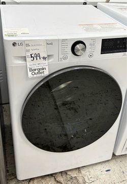 LG ThinQ Ventless Electric Dryer DLHC1455W