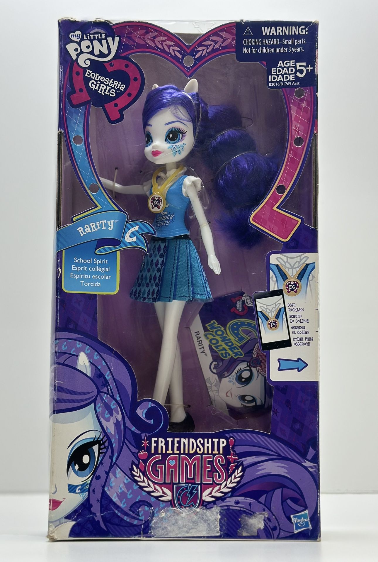 My Little Pony Equestria Girls Rarity Doll NIB
