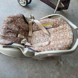 Baby Stroller And Car Seat Set. 