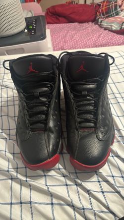 Air Jordan 13 Bred Black Red Sneakers Size 10.5