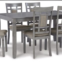 New Arrival!!! Brand New Set Table With 6 Chairs, In Stock NOW!!!