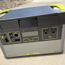 Portable Battery: Goal Zero Yeti 1500X