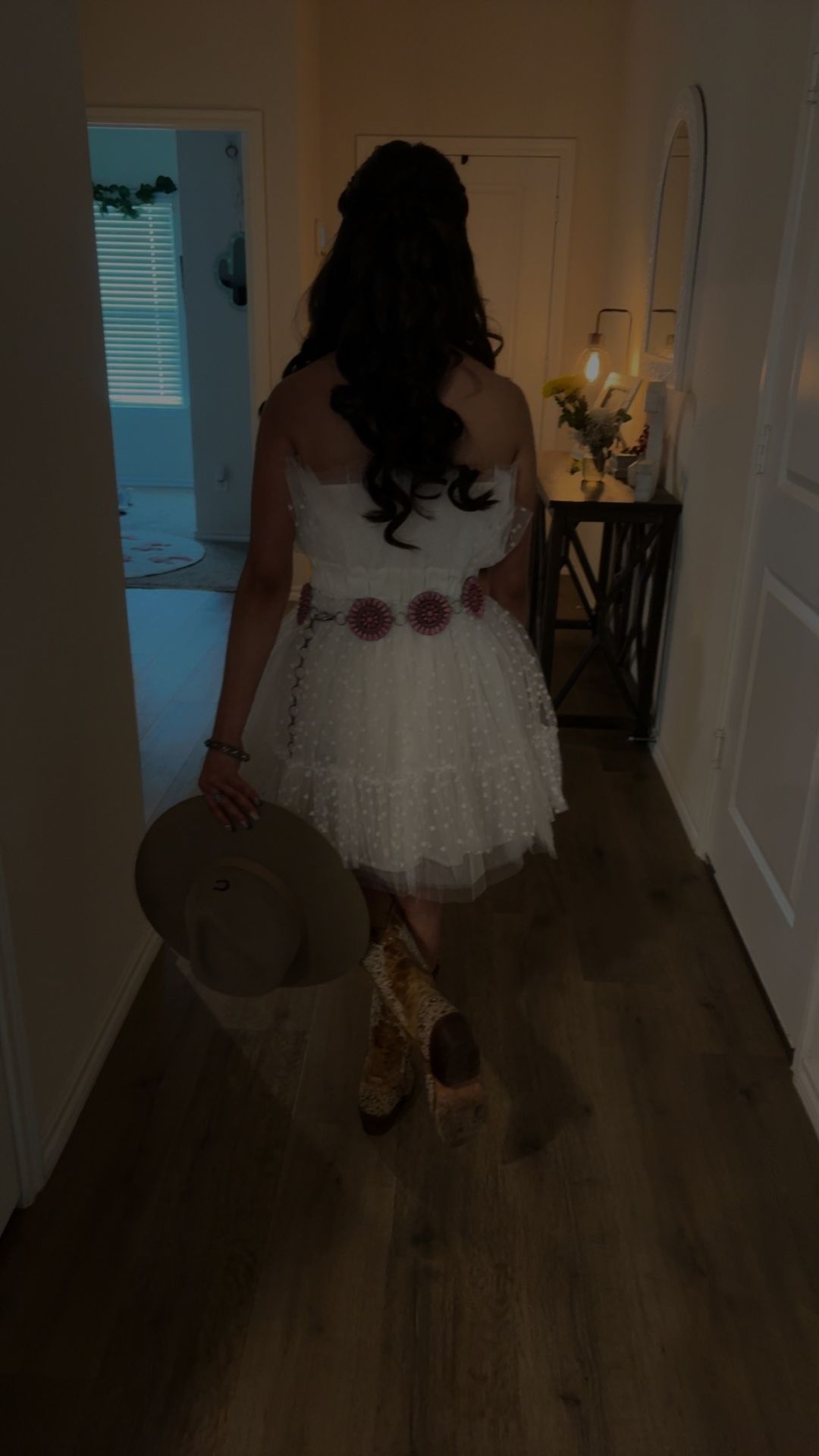 White Tulle Party Dress