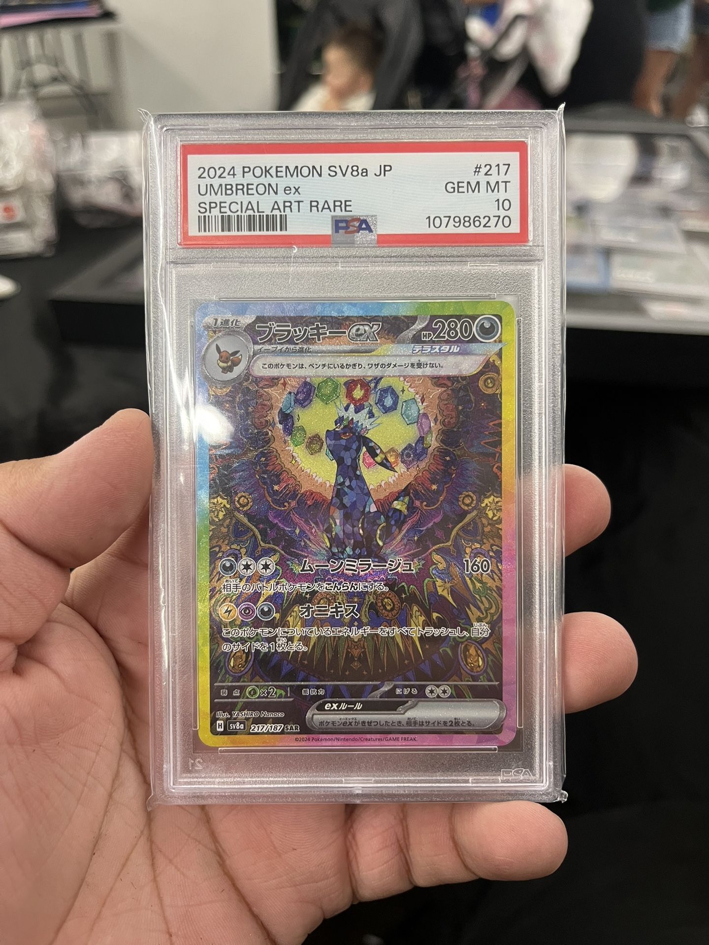 umbreon terastal festival Psa 10
