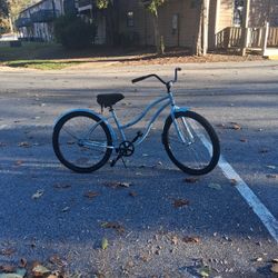Blue 26 inch Beach Cruiser