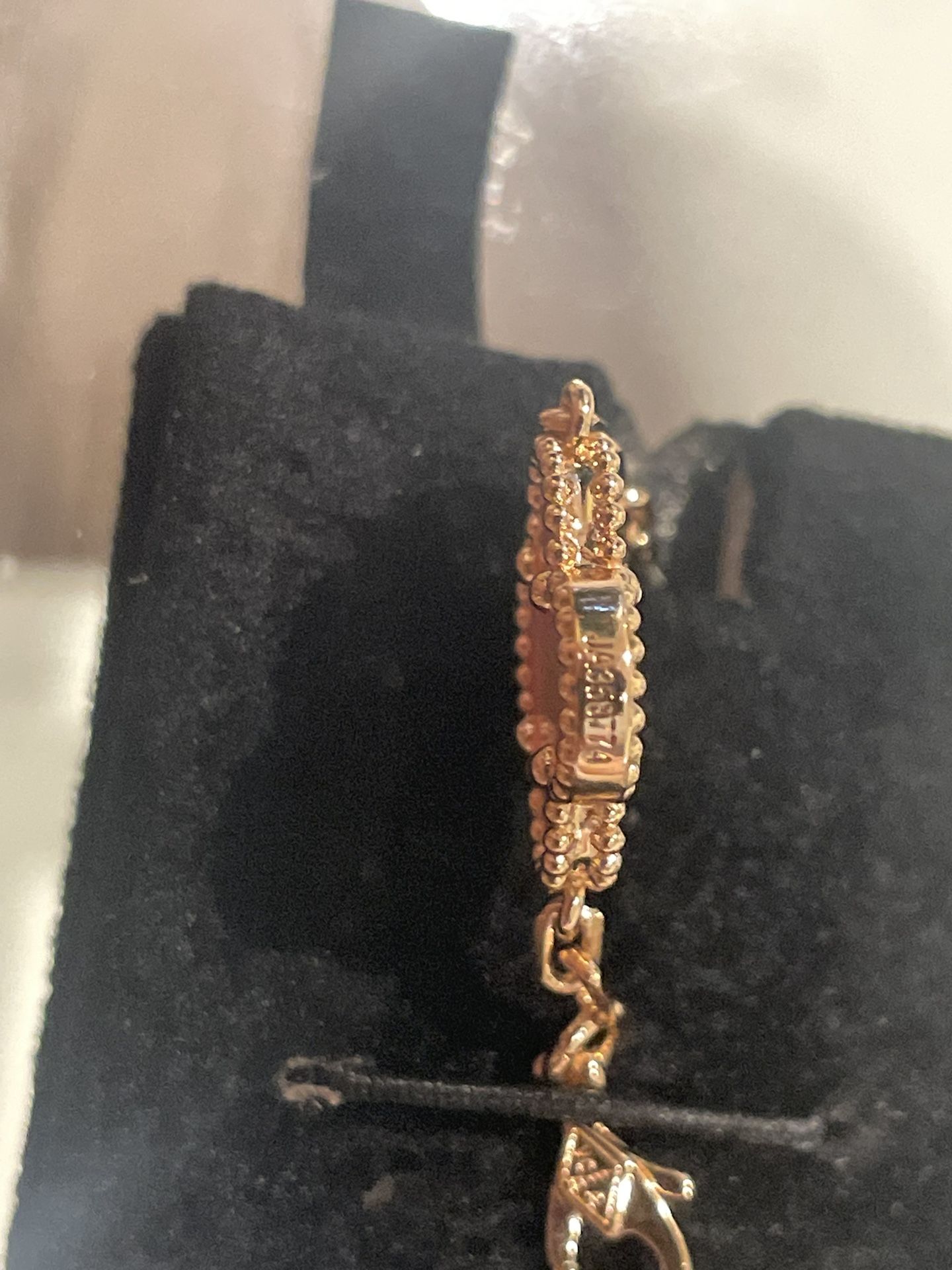 Van Cleef & Arpels Vintage Alhambra 7.5 in Chain/Charm Bracelet 18k Yellow Gold
