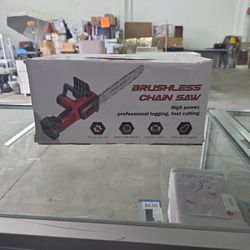 Mini Chainsaw Cordless 12 Inch, Brushless Electric 